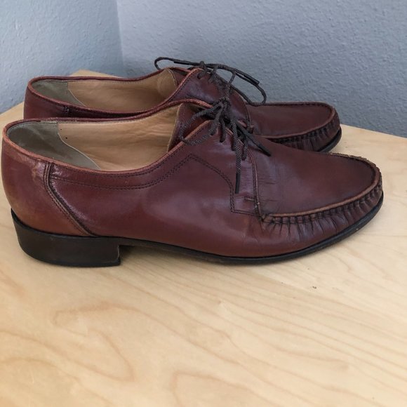 GRENSON Leather Oxford Shoes Men’s size 9 Brown Lace Up main image 9